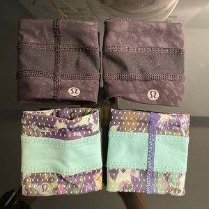 Lululemon Sweat Cuffs - 2 Sets!